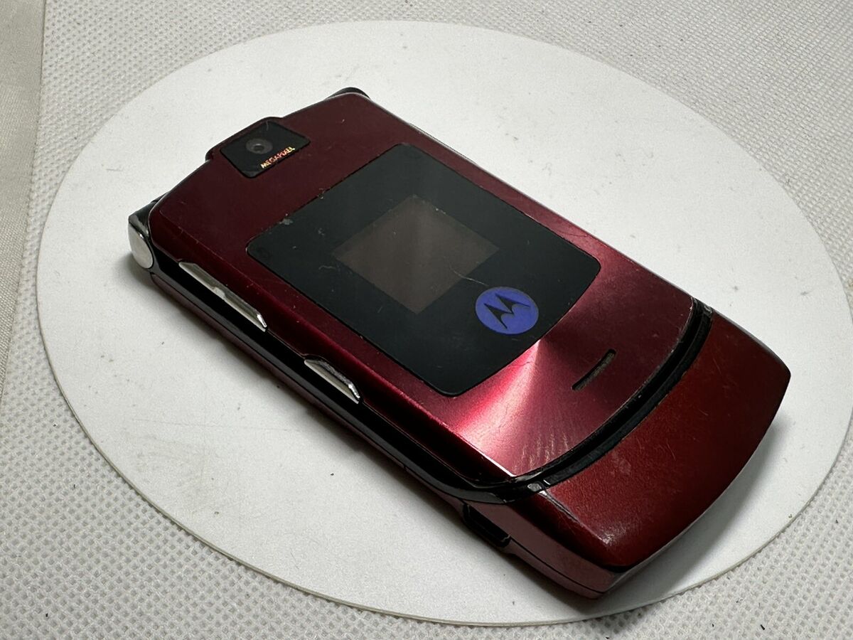 Motorola RAZR V3i - Maroon Red (Unlocked) Mobile Phone | eBay