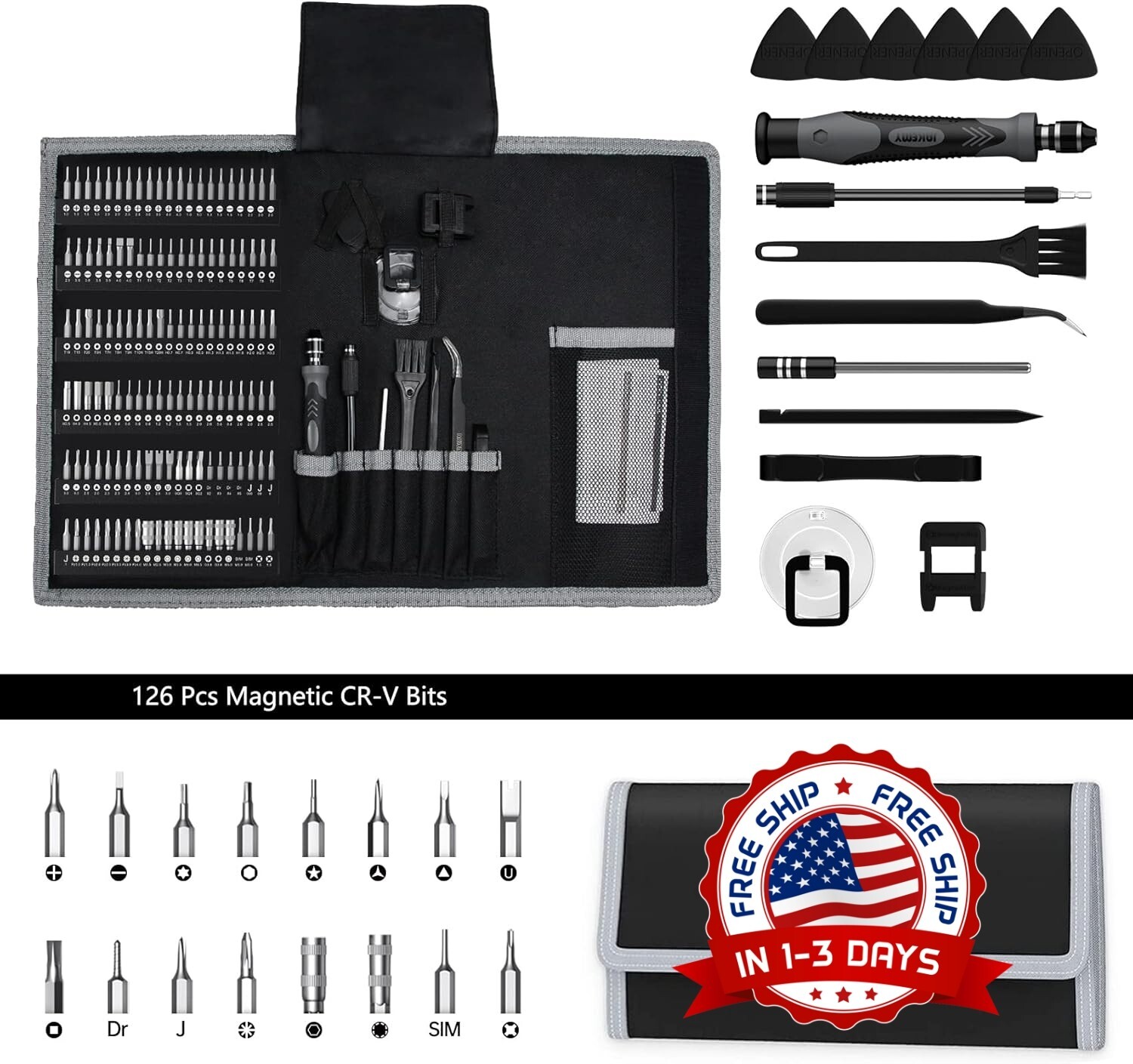 Precision Screwdriver Set 141PCS Repair Tool Kit