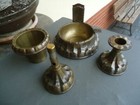 Art déco 4 Teiliger Set Kunstgewerbe Dresden Böhme & Hennen 28 Bilder im Angebot