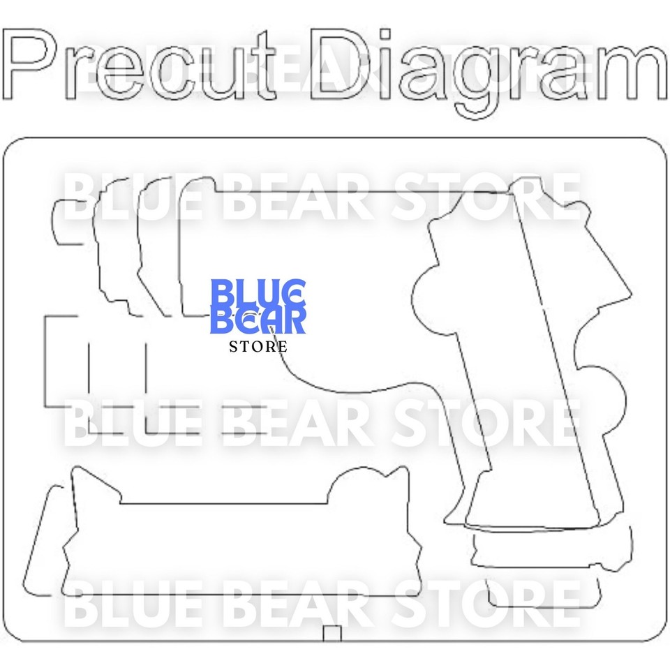 Hard Shell Travel Case Fit Beretta PX4 Storm Pistol Magazine Waterproof