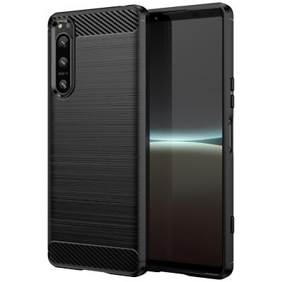 Schutzhülle für Sony Xperia 5 IV Handy Hülle Tasche Slim Cover Case Schwarz