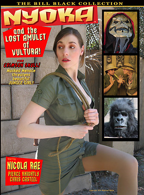 NYOKA AND THE LOST AMULET OF VULTURA! SUPERHEROINE FEATURE FILM! NV MEDIA DVD