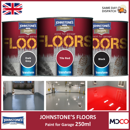 Johnstones Garage Floor Paint All Concrete Floors Semi Gloss Finish