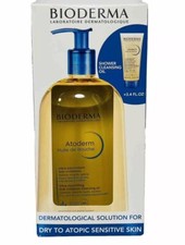Bioderma Shower Cleansing Oil 33.8 Fl Oz 1L 3.3 oz Travel Size Face And Body