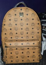 MCM Stark Backpack In Viseto Cognac