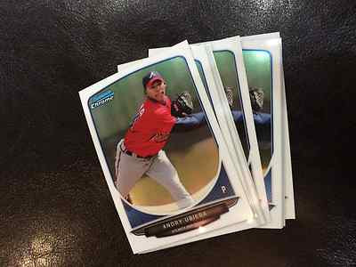 2013 Bowman Chrome BCP159 Andry Ubiera 9 count lot Atlanta Braves