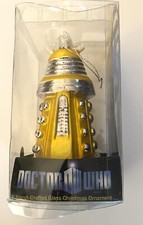 Dr. Who Kurt Adler Glass Christmas Holiday Ornament in Box