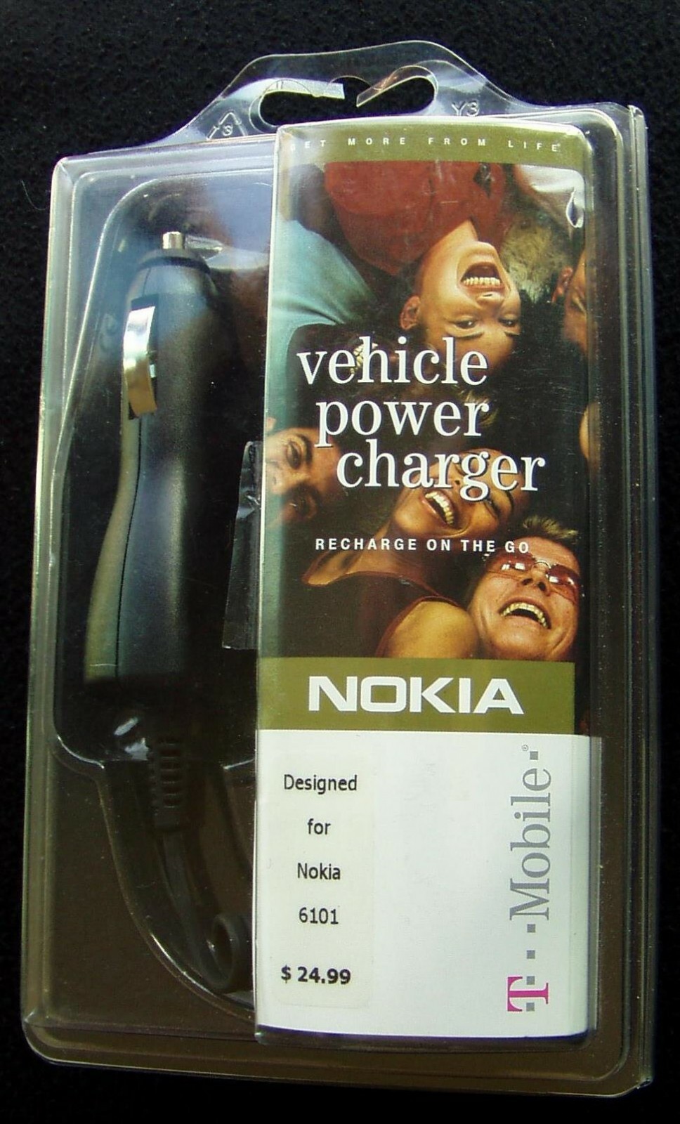 Genuine NOKIA MOBILE CHARGER 6101 - Car/Vehicle Charging; ta
