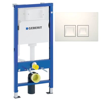 Geberit Duofix Basic UP100 Vorwandelement inkl. Delta35 weiß