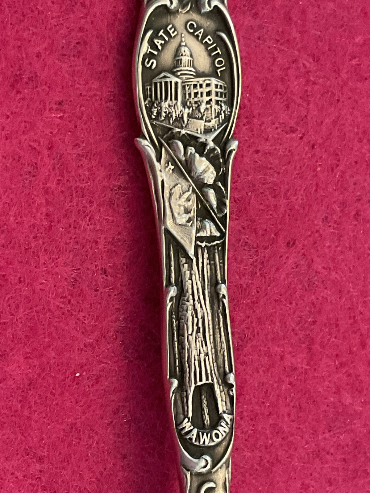 Sterling Souvenir Fork California Capitol Sutters Mill Wawona Cliff House Carmel