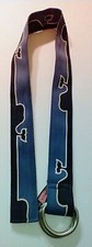 Boys Vineyard Vines D Ring Whale Belt Youth Size S Blue Whale Ocean Animal Print