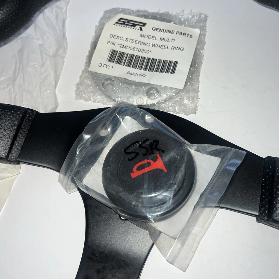 SSR Steering wheel kit Black, MG-201027F07 NEW - Image 2 of 4