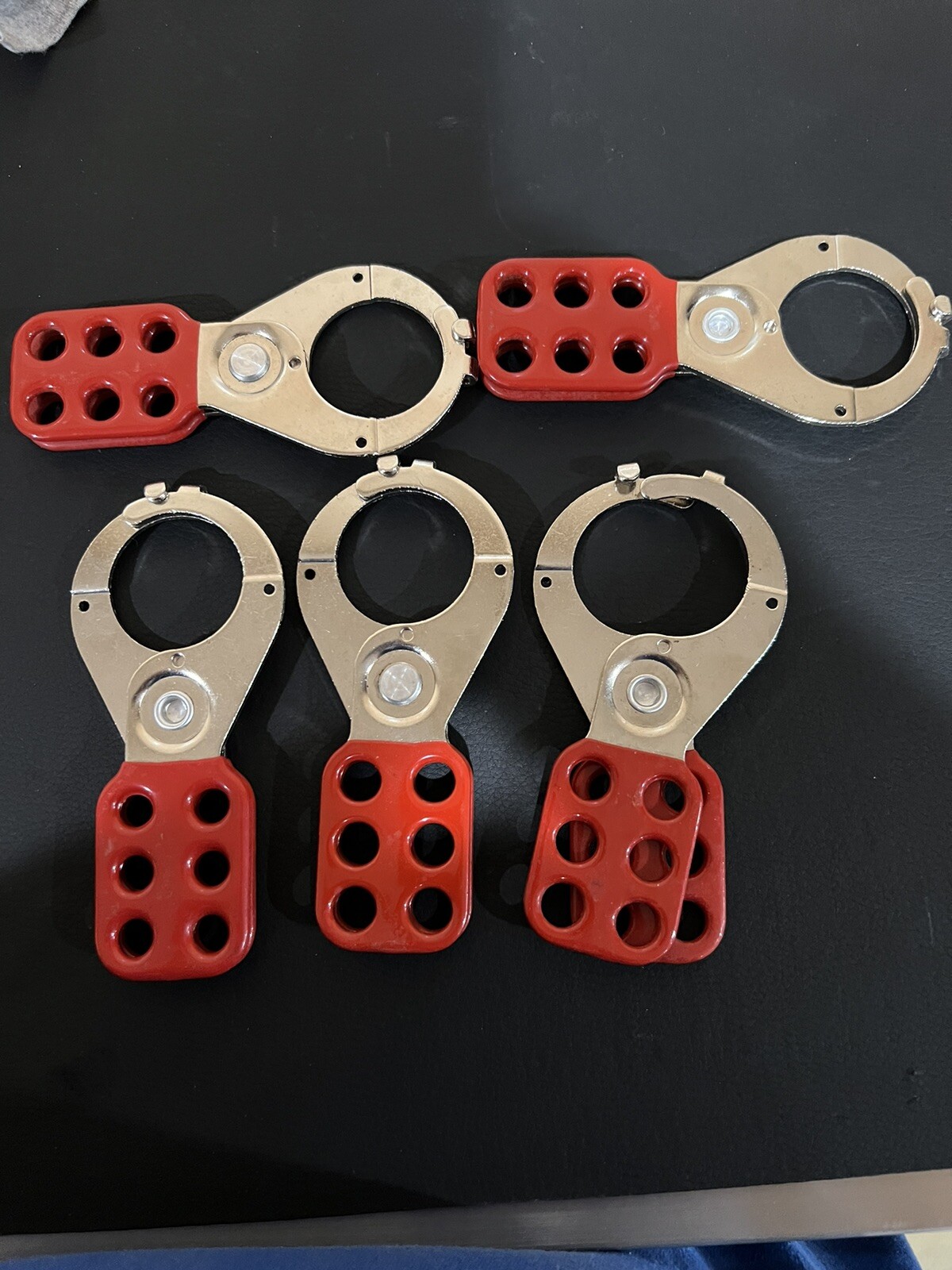 Lockout Tagout Hasp with Vinyl-Coated Handle & Extended Jaw-1.5 inch ...