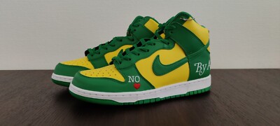 Supreme x Nike SB Dunk High By Any Means Brazil (US: 9.5/EU: 43)