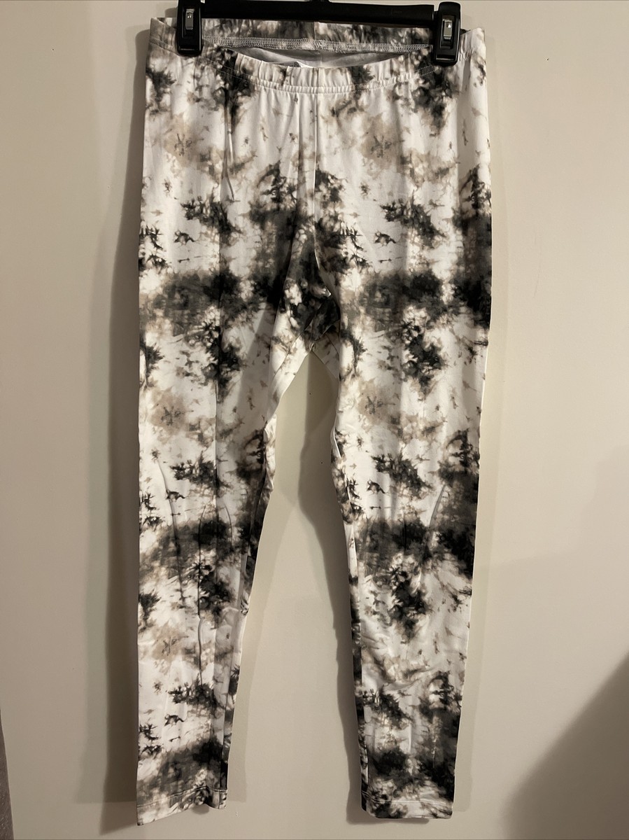 Old Navy Womens XLarge White Tie-Dye Mid Rise Legging! New! A3410