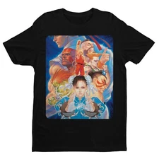 Street Fighter Arcade Flyer V4 Premium Unisex T Shirt | Exclusive Design