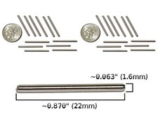 24pc BTO HO Slot Car AURORA Model Motoring ThunderJet 500 T-Jet style AXLE SHORT