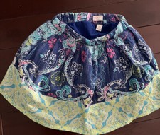 The CHILDRENS PLACE Girls Size 5/6 S/P MultiColor Skirt With Built In Shorts