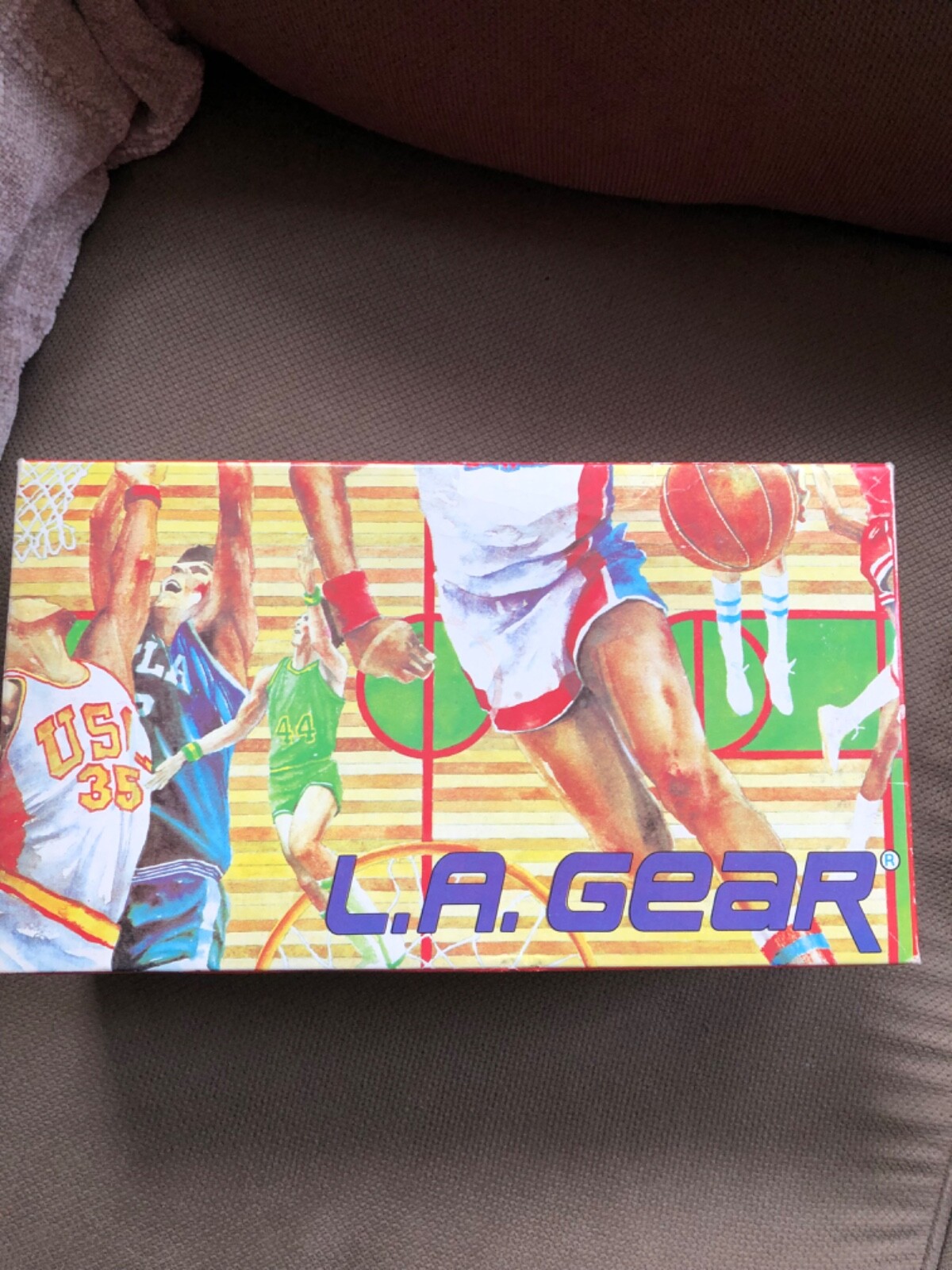 Original L.A Gear Vintage 90’s Sneakers Size 8.5 Teal White LA Lights 1993 image 7