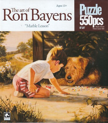 Marble Lesson 550 Piece Puzzle - Ron Bayens