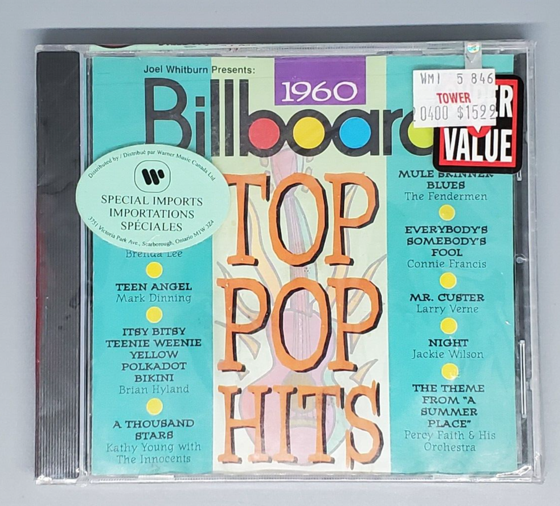 Billboard Top Pop Hits: 1960 by Various Artists (CD, Jul-1994