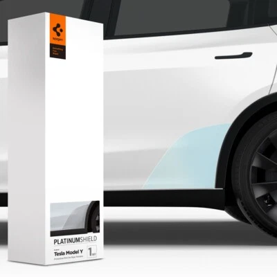 For Tesla Model Y | Spigen [Platinum Shield Fender] Auto Paint Protection Film - Image 1 of 4