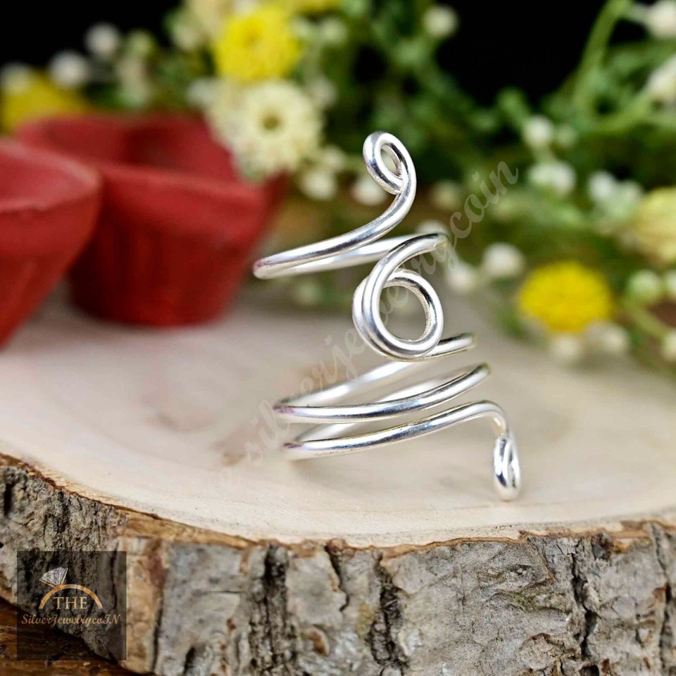 Arthritis Ring, Solid Silver Ring, Splint Knuckle Ring, 925 Sterling ...