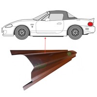 Reparaturblech Schweller Links FüR Mazda MX-5 NB 1998-2005 900Mm