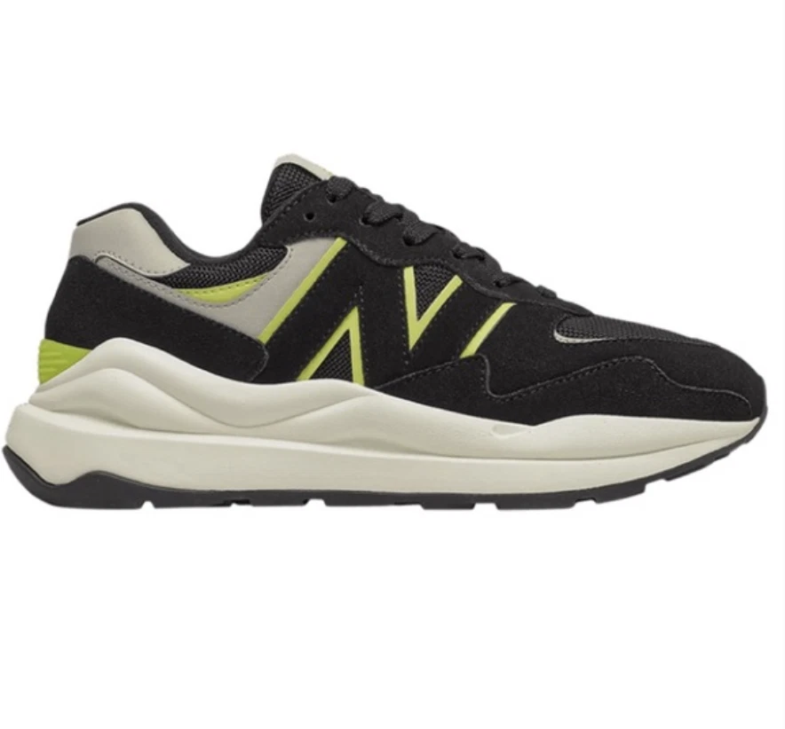 NEW BALANCE 5740 Casual Womens Sneakers Shoes suede Black Volt size 7 8.5 NEW