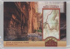 2023 Upper Deck Goodwin Champions Monuments Map Relics Zion National Park 06or