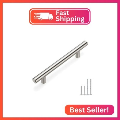 homdiy 25Pack Cabinet Handles Brushed Nickel Cabinet Pulls 3-3/4in Hole Center -
