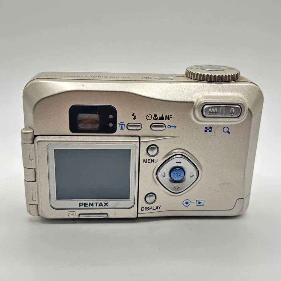 PENTAX OPTIO 330GS Digital Camera AA Battery Powered Operation Confirmed - Image 3 of 4