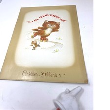 Vintage Critter Sitters 2 Pocket Folder Lot o...