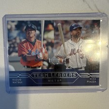 2005 Upper Deck - Team Leaders Kazuo Matsui Mike Piazza #279 New York Mets