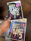 Just Dance 2 & 3 Bundle (Nintendo Wii) Dance Party Fun Party Exercise Tested