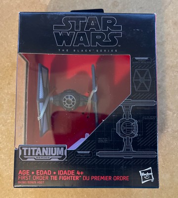 Star Wars The Black Series First Order Tie Fighter #13 UNOPENED Titanium Series