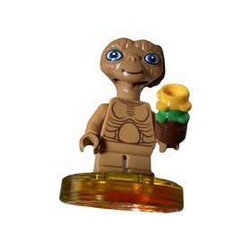LEGO Dimensions 1.5" E.T. Flowers + Base Tag 71258 Extra Terrestrial Untested
