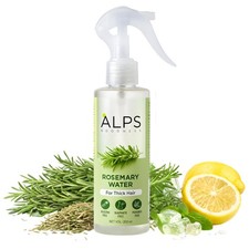 Alps Goodness Rosemary Water Spray for Hair 6.76 Fl Oz (Pack of 1), Green