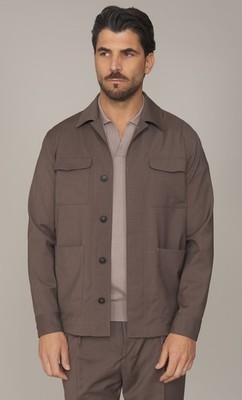 MEN'S MANUEL RITZ COOL WOOL SHIRT JACKET 4032G2458-260000