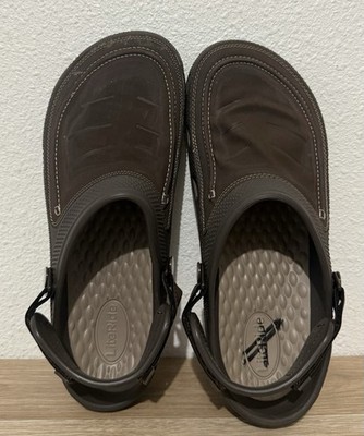 Crocs Mens Yukon Fisherman Sandals Brown Size 12 Crocs men main image 3