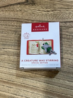 Hallmark Ornament 2023 A Creature Was Stirring Special Ed Miniature Repaint new