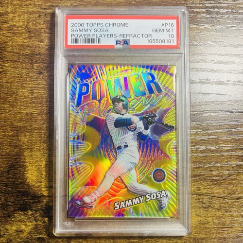 2000 Topps Chrome SAMMY SOSA Power Players Refractor Cubs Gem Mint PSA 10