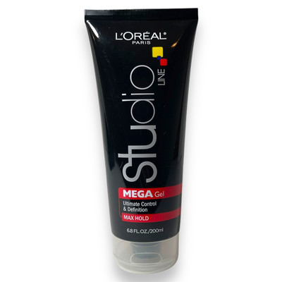 L Oréal Studio Line Mega Hair Gel Ultimate Control Max Hold High Shine 6.8 oz