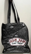 NEW RON JON Logo SURF SHOP Reusable Bag(Black)