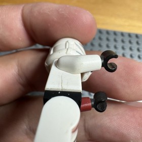 LEGO Star Wars Minifigure **CRACKED SIDE** SW0524 Clone BARC Trooper 91st 75037