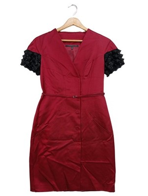 ALESSANDRO DELL  ACQUA Bleistiftkleid Damen Kleid Gr. DE 36 rot Elegant