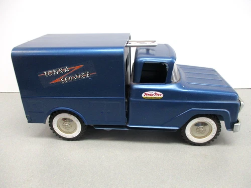 VINTAGE 1959-1961 TONKA TOYS PRESSED STEEL TONKA SERVICE TRUCK