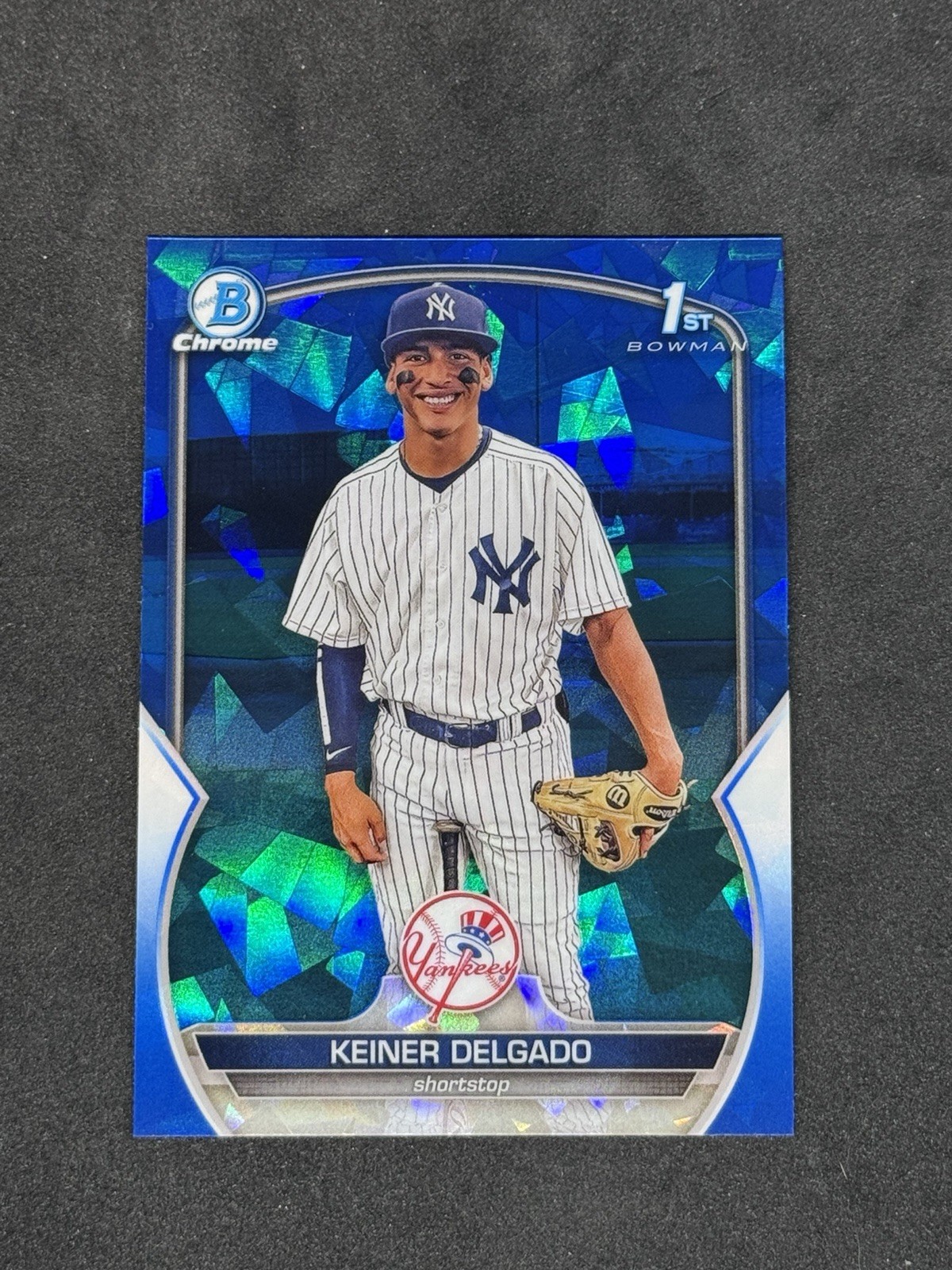 2023 Bowman Chrome 1st RC SAPPHIRE #BCP-191 Keiner Delgado