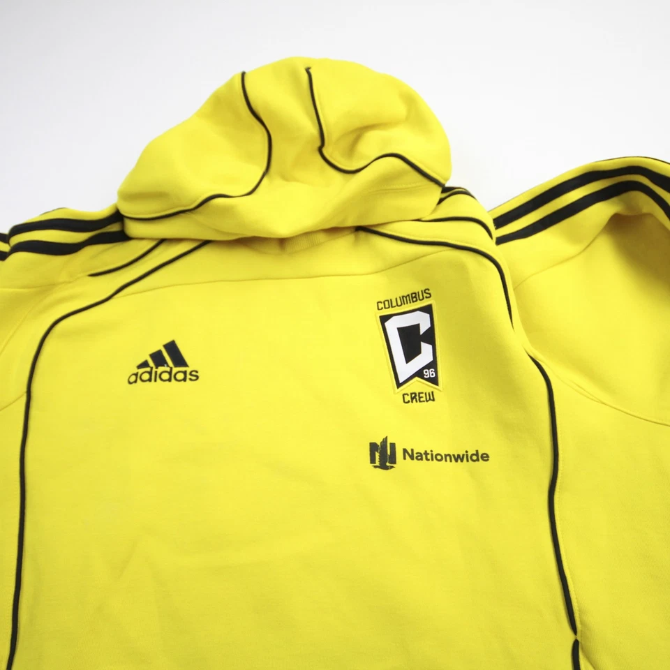 Sudadera Columbus Crew Adidas Para Hombre Dorada Usada Foto 2 de 4