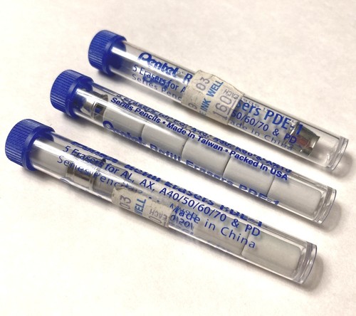 Pentel Vintage Mechanical Pencil Top Eraser Refill PD A40 A50 A60 A70 AX10 AL AX